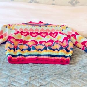 EUC sweaters- heart design